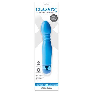 Vibrator Powder Puff Massager Albastru