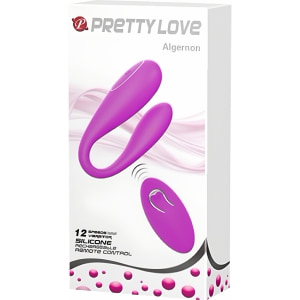 Vibrator Pentru Cupluri Cu Telecomandă Mov