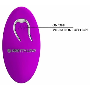 Vibrator Pentru Cupluri Cu Telecomandă Mov