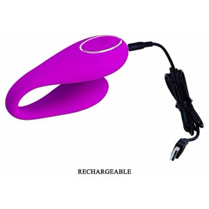 Vibrator Pentru Cupluri Cu Telecomandă Mov