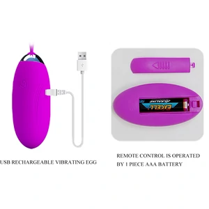 Ou Vibrator Cu Telecomandă Pulsații Puternice Mov