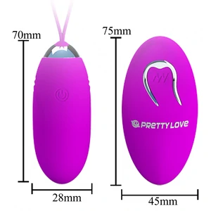 Ou Vibrator Cu Telecomandă Pulsații Puternice Mov