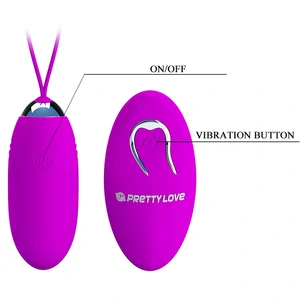 Ou Vibrator Cu Telecomandă Pulsații Puternice Mov