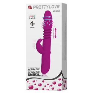 Vibrator Rabbit Pretty Love Ward pentru Punctul G Mov