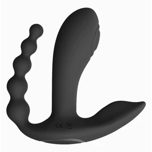 Vibrator Pulse Wave And Vibrating Dublă Acțiune Negru