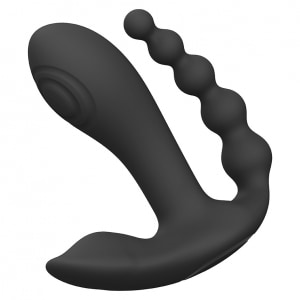 Vibrator Pulse Wave And Vibrating Dublă Acțiune Negru