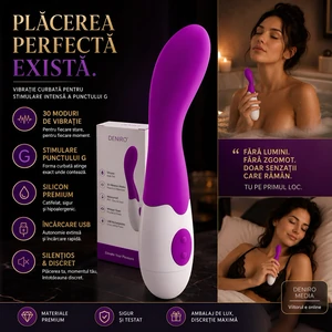 Vibrator Punctul-G Cu 30 Setări Inteligente Mov