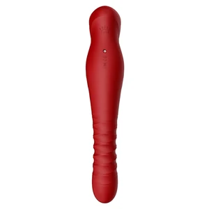 Vibrator Punctul G King Vibrating Thruster Roșu
