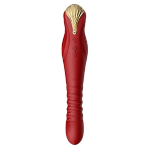 Vibrator Punctul G King Vibrating Thruster Roșu