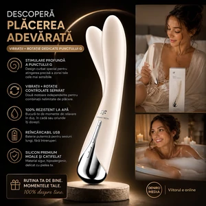 Vibrator Punctul G Satisfyer Spinning Vibe 1 Alb