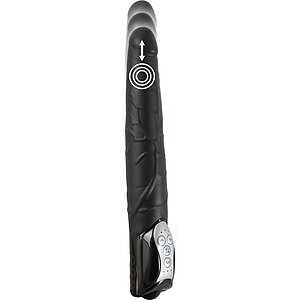 Vibrator Push Thrusting Negru pe Denysa.ro