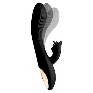 Vibrator Rabbit 7X Bendable Silicon Negru