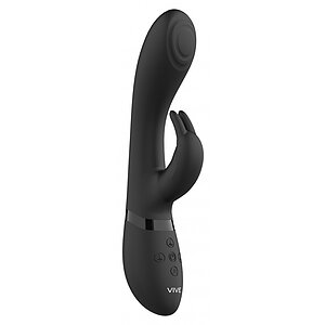 Vibrator Rabbit Cato Pulse Punctul G Negru pe Denysa.ro