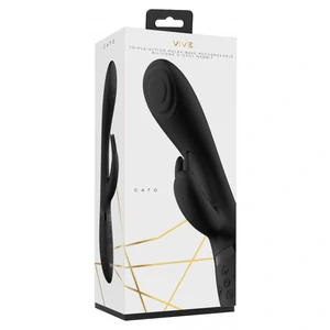 Vibrator Rabbit Cato Pulse Punctul G Negru
