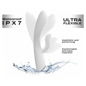 Vibrator Rabbit Dorcel Flexi Heating Alb