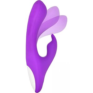 Vibrator Rabbit FLEX Silicone Bendable Mov pe Denysa.ro