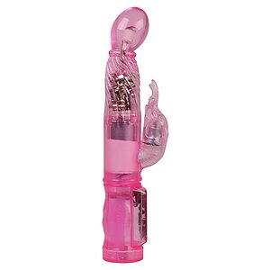Vibrator Rabbit Happy Angel Roz pe Denysa.ro