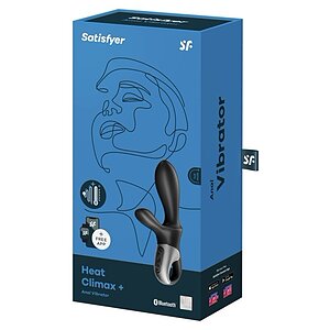 Vibrator Rabbit Heat Climax Plus Negru