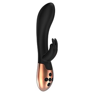Vibrator Rabbit Heating Opulent Negru pe Denysa.ro