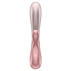 Vibrator Rabbit Hot Lover Heat Silicon 19.9cm Roz
