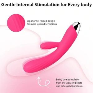 Vibrator Rabbit Încălzire Svakom Angel Roz