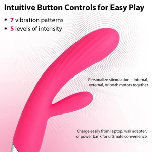 Vibrator Rabbit Încălzire Svakom Angel Roz