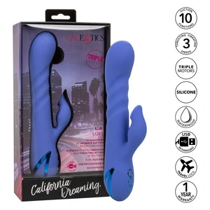 Vibrator Rabbit L.A Love Albastru Reîncărcabil