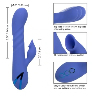 Vibrator Rabbit L.A Love Albastru Reîncărcabil