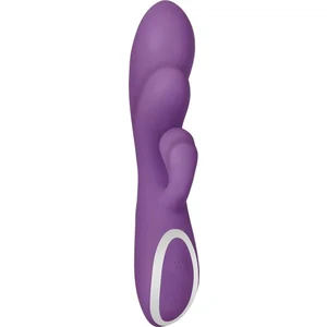 Vibrator Rabbit Rampage Silicon 19 cm Mov pe Denysa.ro