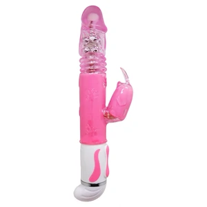 Vibrator Rabbit Rotație Și Împingere Fascination Roz pe Denysa.ro
