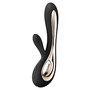 Vibrator Rabbit Soraya 2 Negru pe Denysa.ro