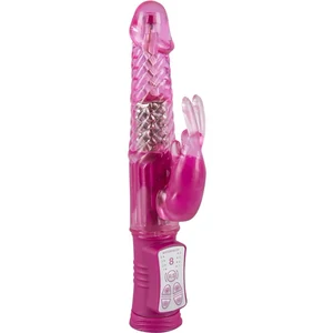 Vibrator Cu Cap Rotativ Si Perle Pentru Femei
