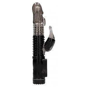 Vibrator Rabbit Vibrating Dolphin Negru pe Denysa.ro