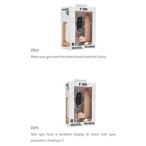 Vibrator Realistic 23cm Cu Testicule