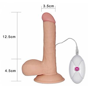 Vibrator Realistic cu Telecomandă The Ultra Soft Dude
