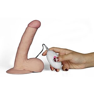 Vibrator Realistic cu Telecomandă The Ultra Soft Dude