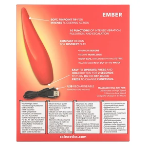 Vibrator Red Hot Ember Rosu