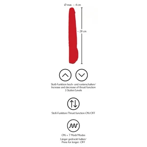 Vibrator Red Push Roșu