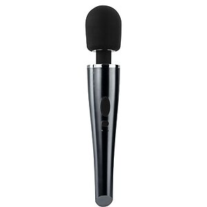 Vibrator Reincarcabil Vita Magic Wand Negru pe Denysa.ro