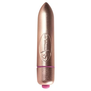 Vibrator Ro-80mm Precious Golden Passion Auriu pe Denysa.ro