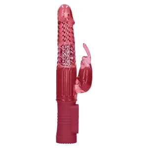 Rabbit Vibrator Rotativ Insertabil 11.8 Cm Vibrator Waterproof Pentru Dus Si Baie Ipx7