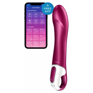 Vibrator Satisfyer Big Heat Vișiniu Vibrator Satisfyer Big Heat Vișiniu pe Denysa.ro