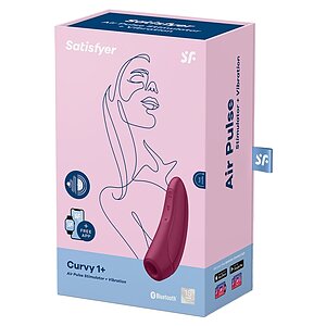 Vibrator Satisfyer Curvy 1 Plus Roșu