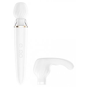 Vibrator Satisfyer Double Wander XXL Alb