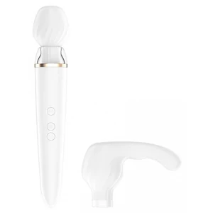 Vibrator Satisfyer Double Wander XXL Alb