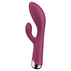 Vibrator Satisfyer Spinning Rabbit 1 Roșu pe Denysa.ro