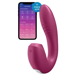 Vibrator Satisfyer Sunray Berry Mov pe Denysa.ro