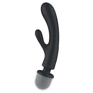 Vibrator Satisfyer Triple Lover Gri pe Denysa.ro