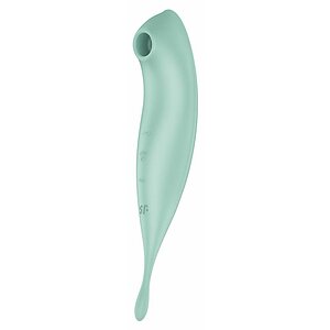 Stimulator Clitoris Vibrator Satisfyer Twirling Pro Connect App Verde