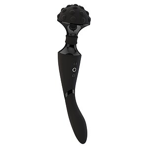 Vibrator Shiatsu Bendable Massager Wand Negru pe Denysa.ro